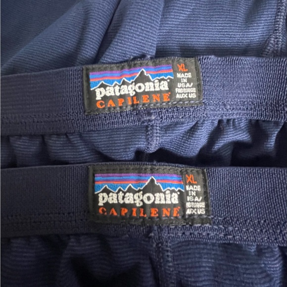 Patagonia Other - 2 Pair Vintage Patagonia Capilene Baselayer Pants Men's XL Navy Blue Style 44292